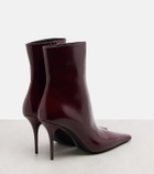 Saint Laurent Ashley 90 leather ankle boots