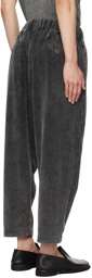 UMA WANG Gray Pigiama Trousers