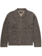 STÜSSY - Washed-Linen Jacket - Gray