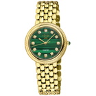 GV2 by Gevril Arezzo Quartz Diamond Green Dial Ladies Watch 13302B