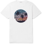 Valentino - Logo-Print Cotton-Jersey T-Shirt - White