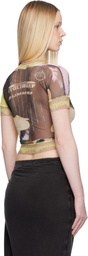 Ottolinger Multicolor Camo Mesh T-shirt