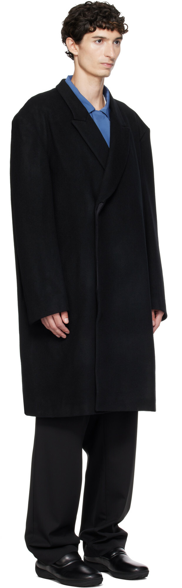 Kiko Kostadinov Black Epelde Coat