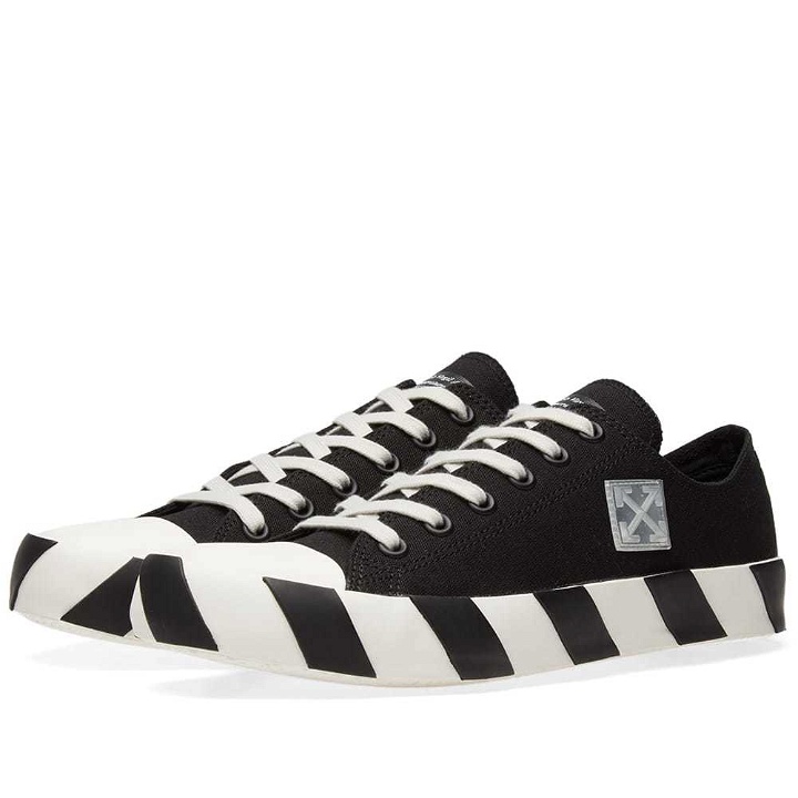 Photo: Off-White Stripe Low Sneaker Black