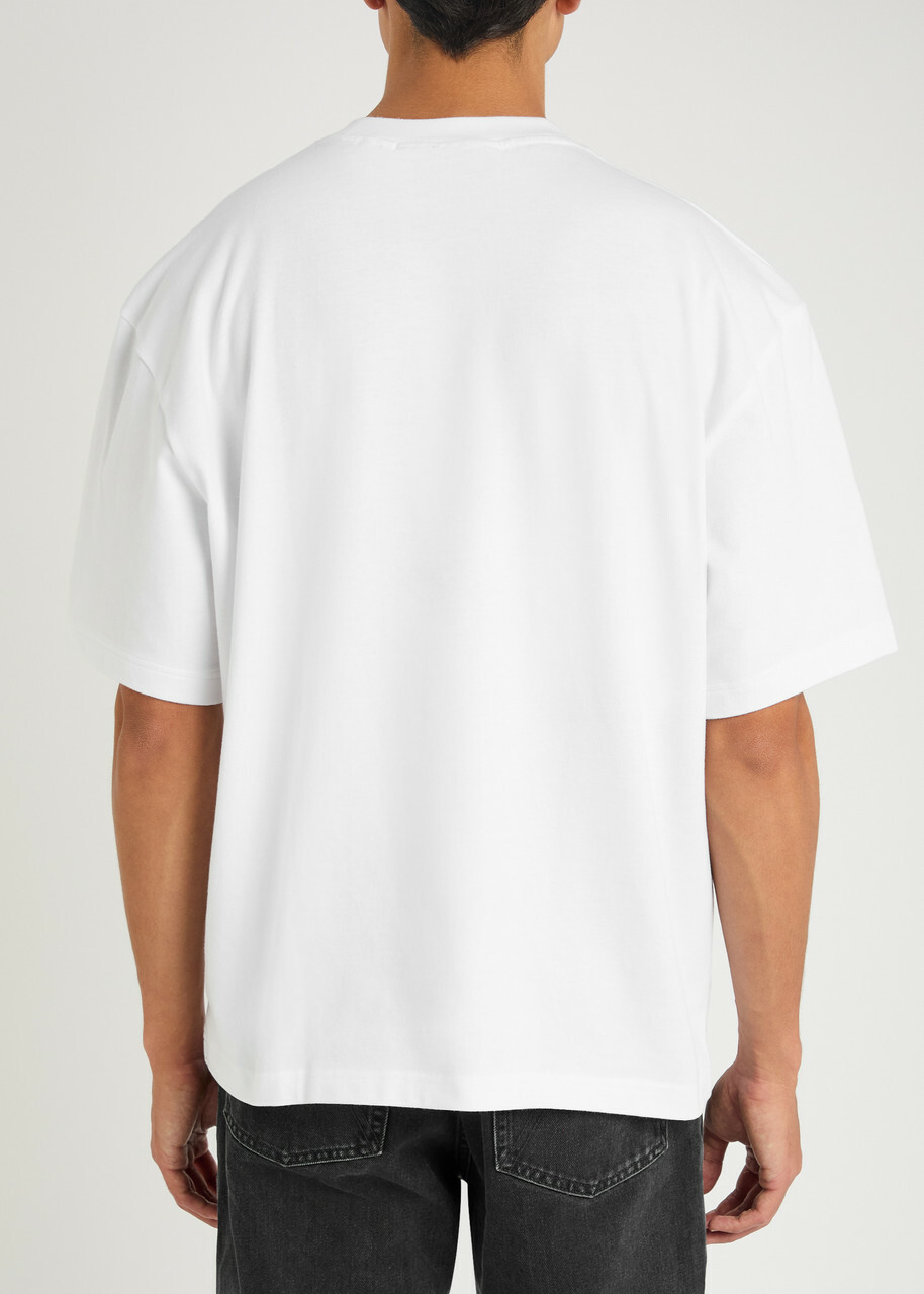 Axel Arigato Distort Logo-print Cotton T-shirt White