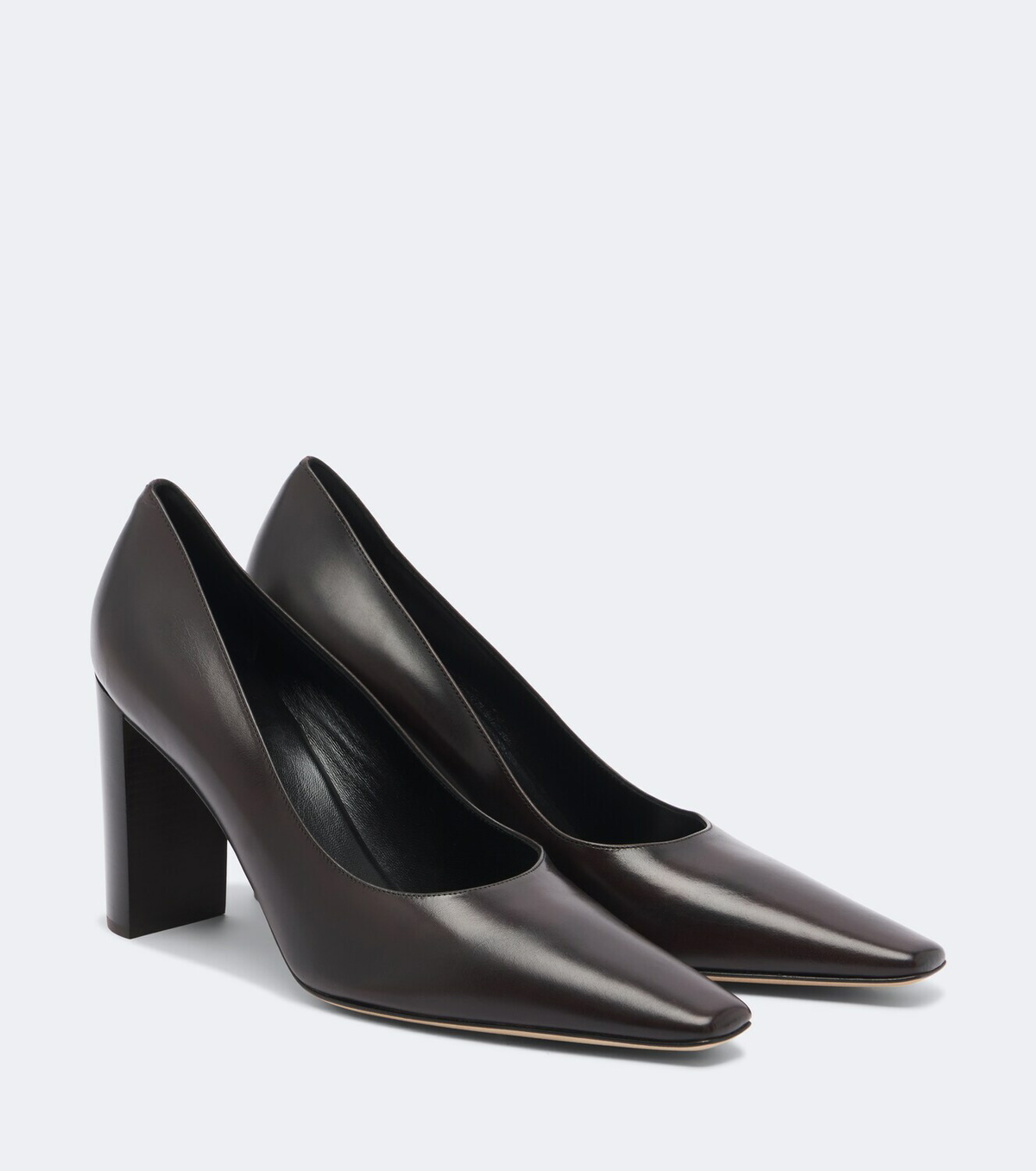 The Row Pia leather pumps