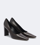 The Row Pia leather pumps