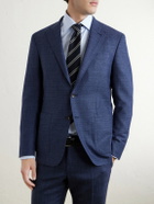 Canali - Wool, Silk and Linen-blend Suit Jacket - Blue