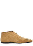Toteme The Desert Suede Ankle Boot Camel