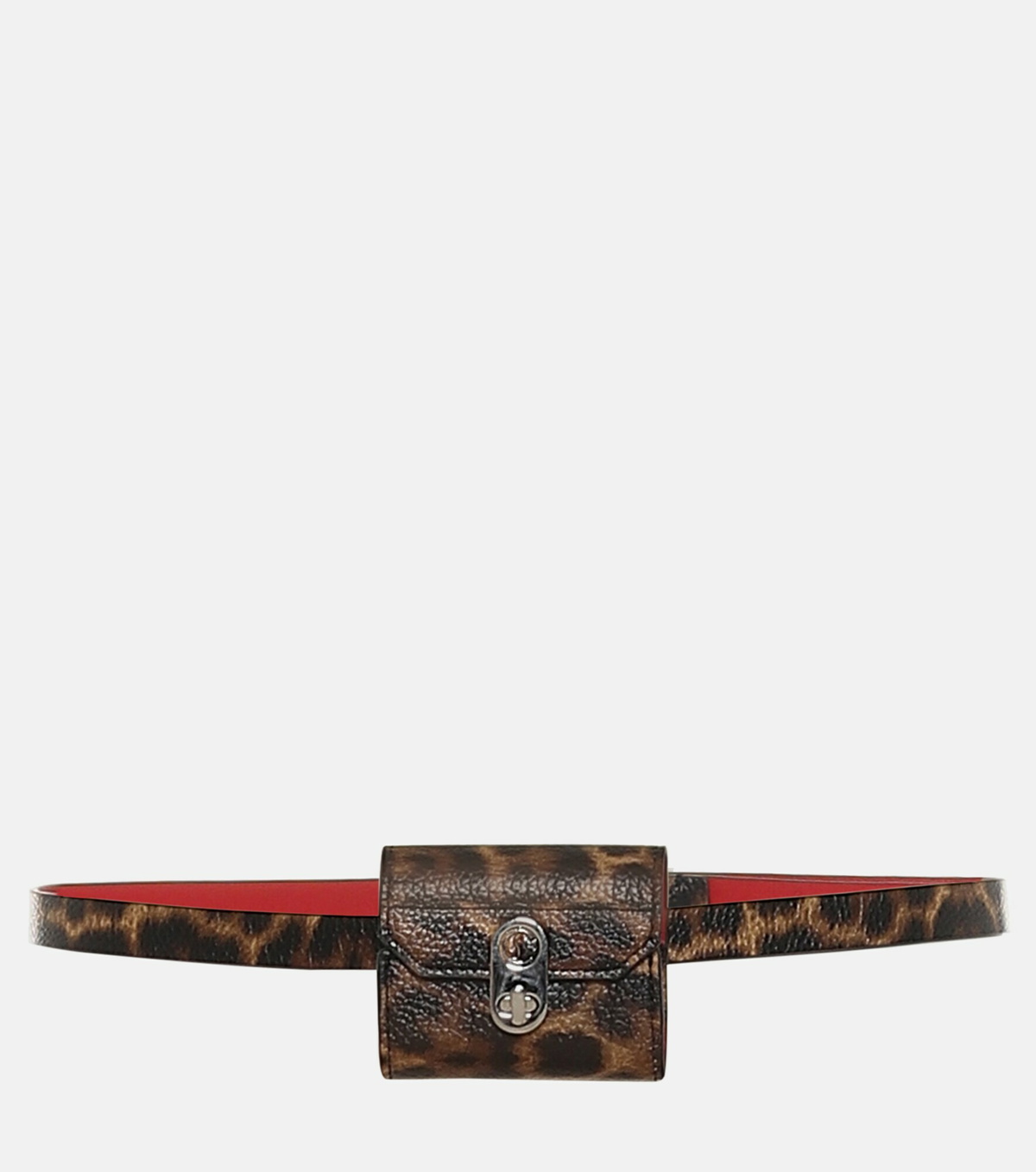 Christian Louboutin - Elisa leopard-print leather belt bag  display picture 1