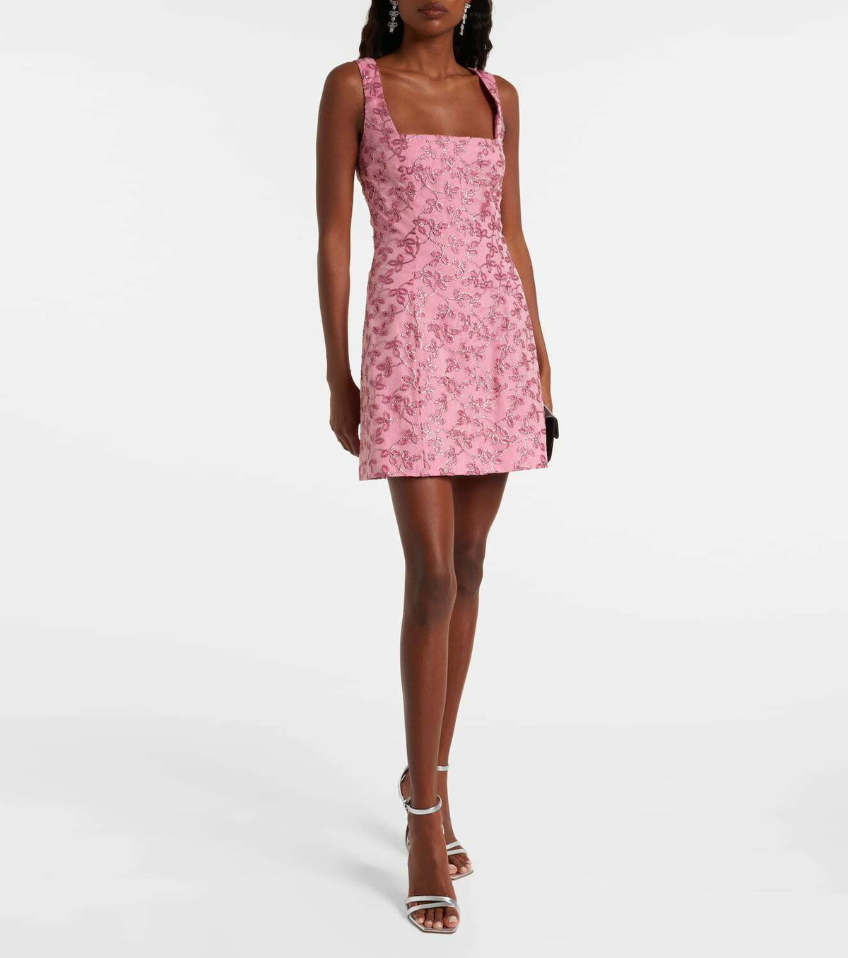 Markarian Floral sequined minidress