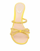 Rene' Caovilla Womens Sandals in Yellow