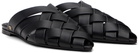 ANINE BING Black Eve Slippers