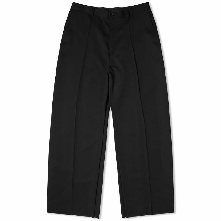 Photo: Balenciaga Men's Runway Double Front Tailored Pant in Black