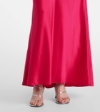 The Sei Bias silk satin maxi skirt