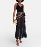 Zimmermann Aster scarf-detail maxi dress