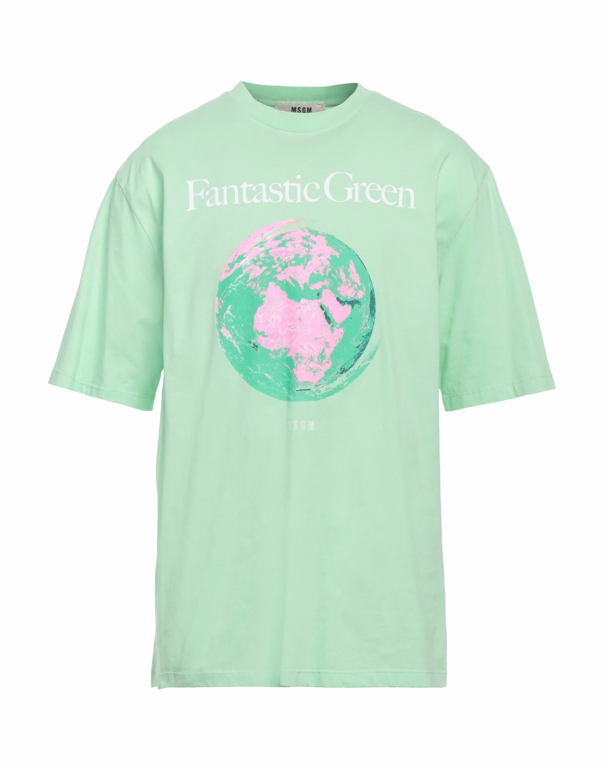 Msgm Mens T-shirt Light in Green