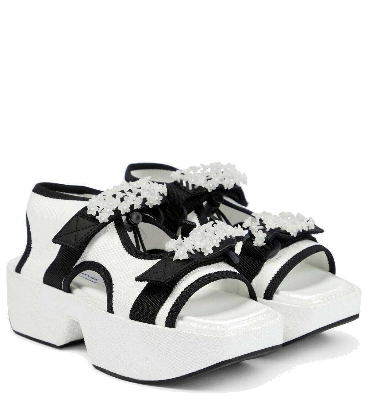 ✦MHQ✦　CECILIE BAHNSEN × SUICOKE サンダル Cecilie Bahnsen + X Suicoke Maria Beaded Velcro-Strap Sandal