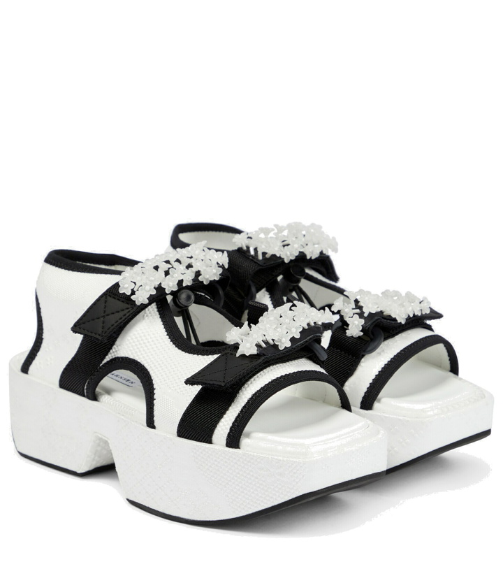 Photo: Cecilie Bahnsen - May embellished jacquard sandals