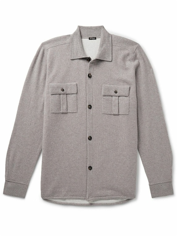 Photo: Kiton - Cashmere Overshirt - Gray