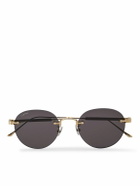 Cartier Eyewear - Frameless Gold-Tone Sunglasses
