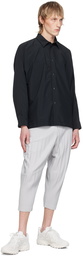 HOMME PLISSÉ ISSEY MIYAKE Gray Basics Trousers