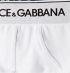 Dolce & Gabbana - Two-Pack Stretch-Cotton Briefs - Men - White