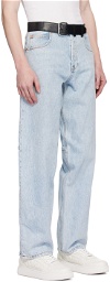 Alexander Wang Blue Belted Jeans