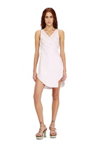 Diesel Poplin mini dress with pinstripes - Dresses Womens in Pink