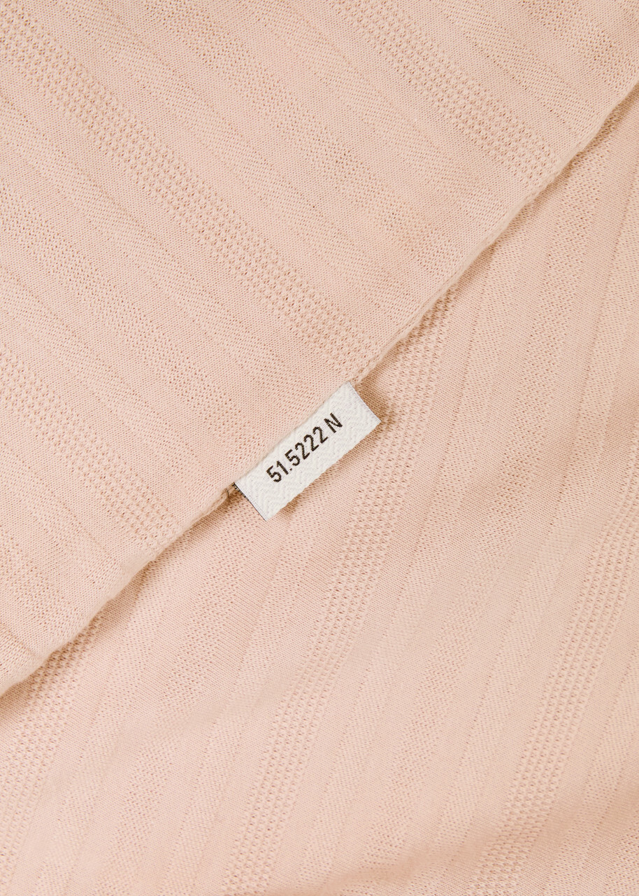 Oliver Spencer Conduit Striped Knit T-shirt Pink