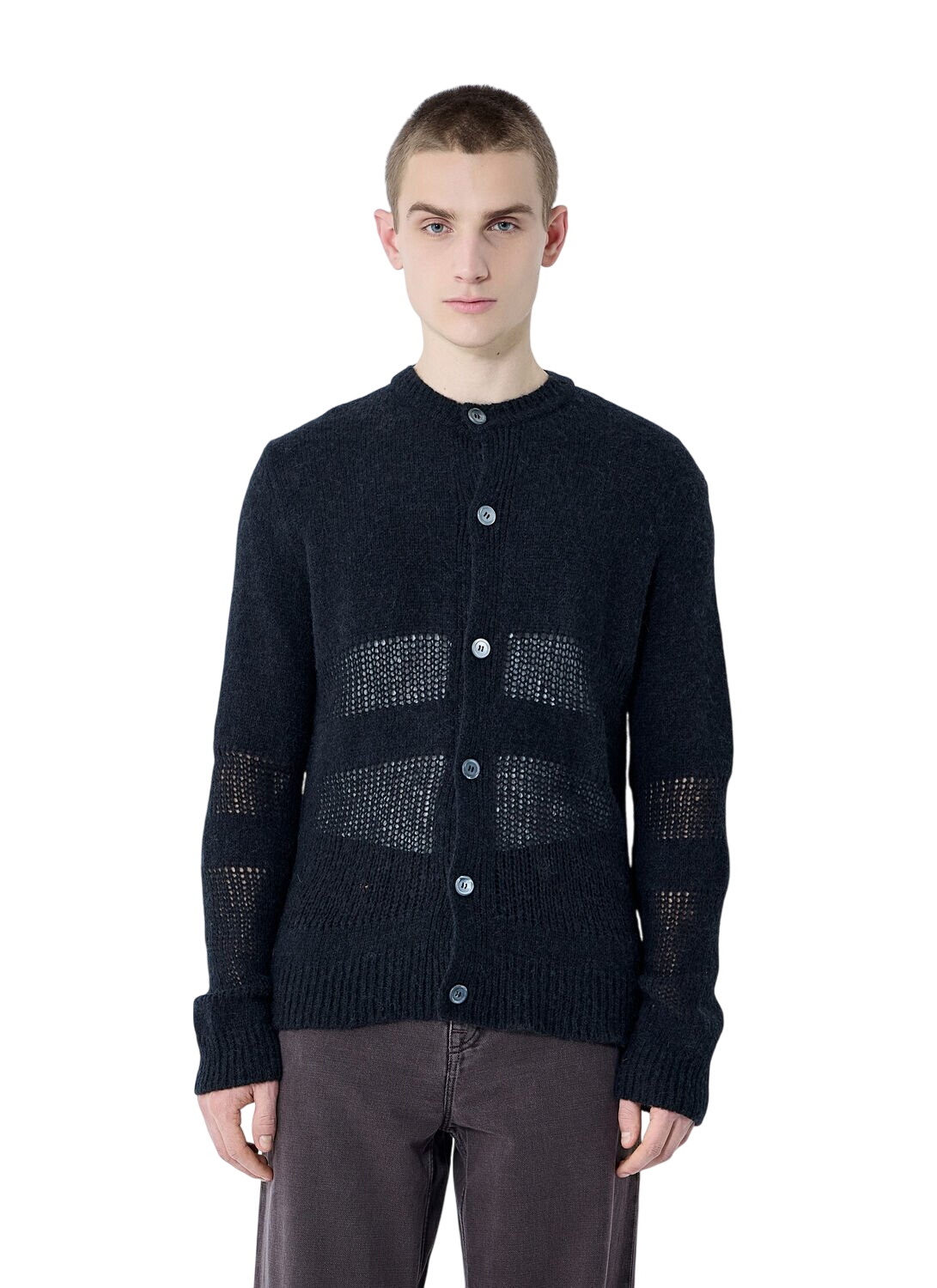 OUR LEGACY Evening カーディガン グレー＆ネイビー OUR LEGACY Gray