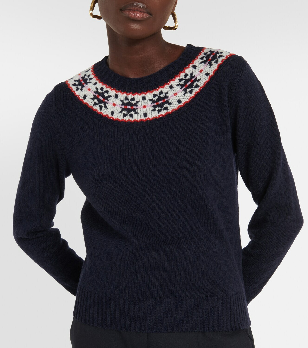 A.P.C. Jacquard virgin wool sweater