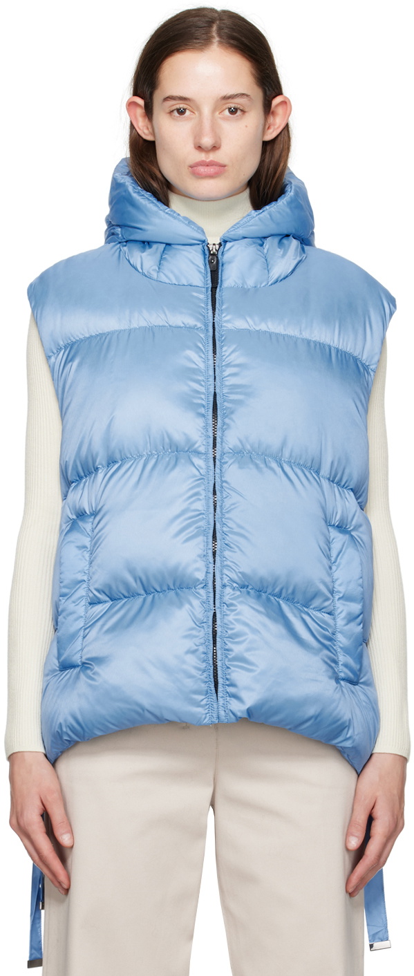 Max Mara Blue The Cube Seici Down Vest Max Mara