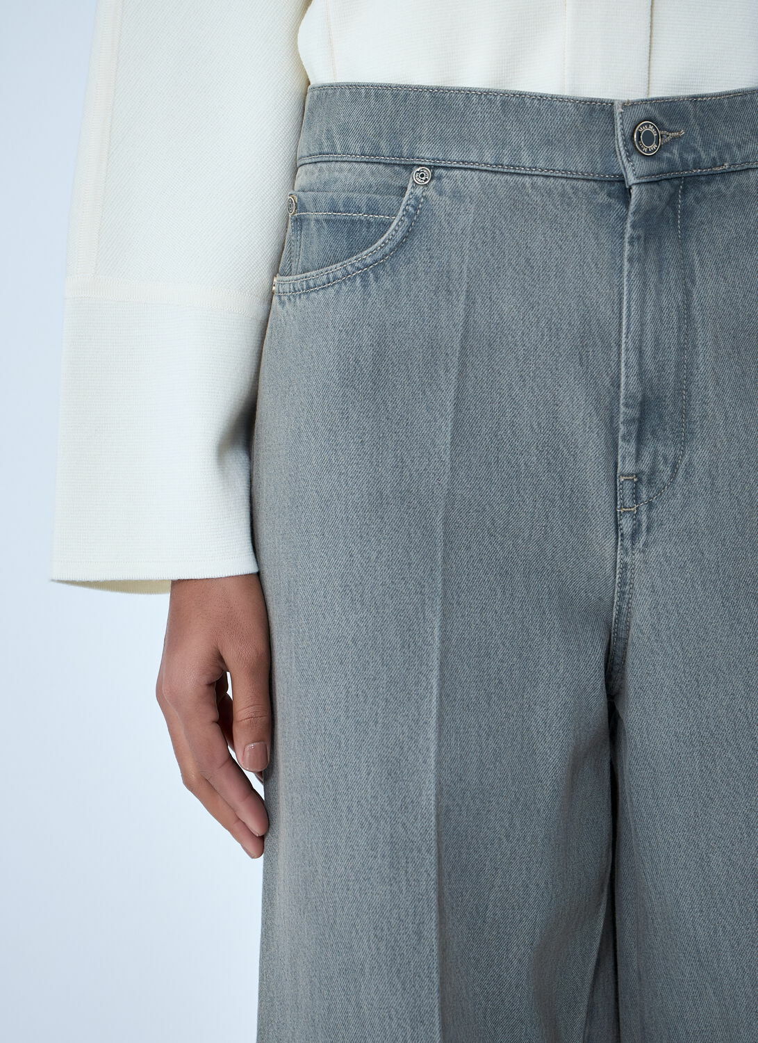 Max Mara Wide-Leg Denim Jeans