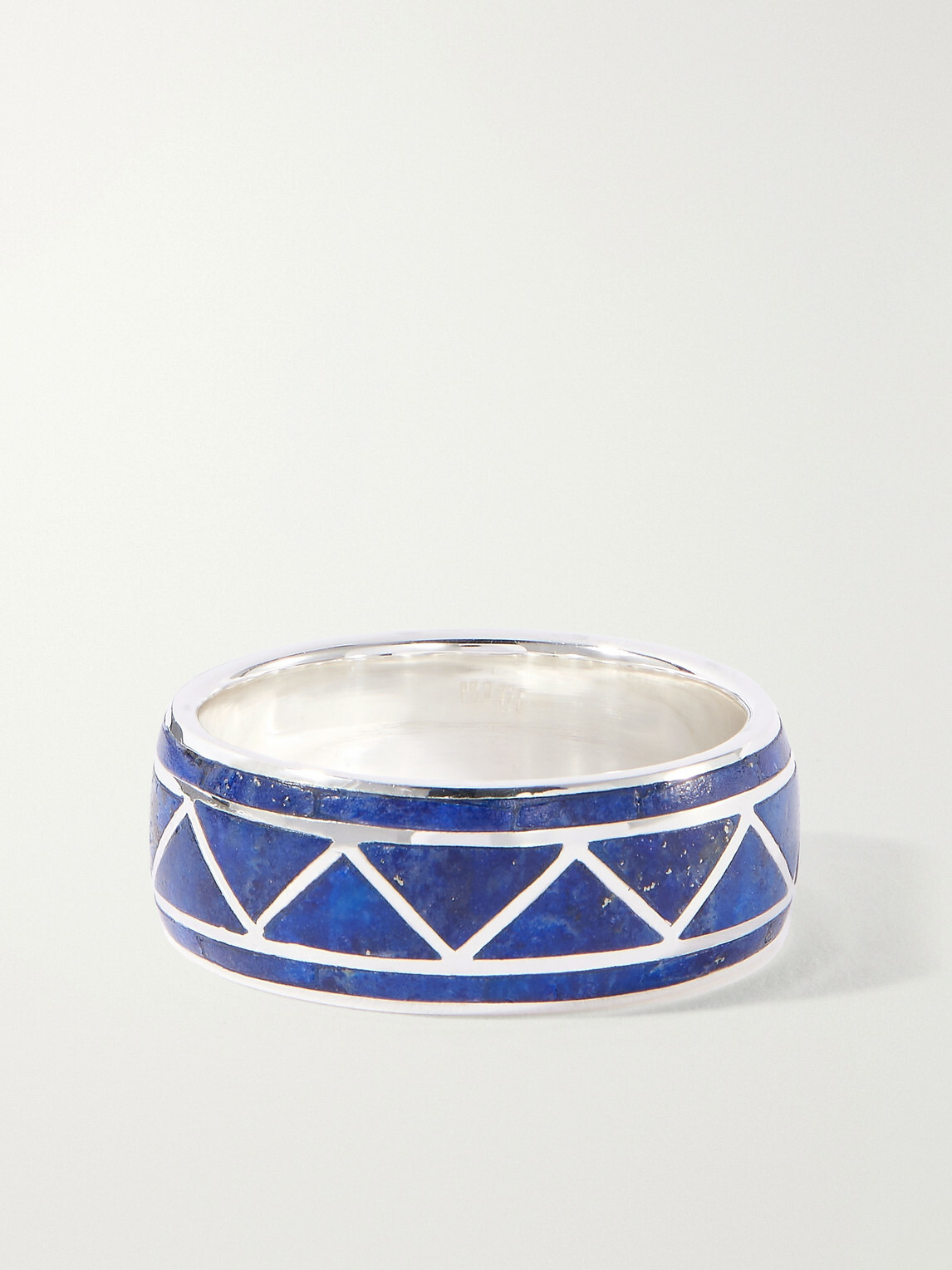 Peyote Bird - Valley Sterling Silver and Lapis Ring - Blue