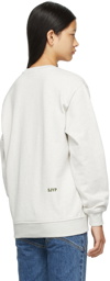 SJYP Grey 'Save The Earth' Dino Sweatshirt