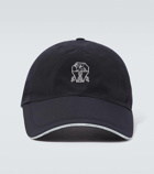 Brunello Cucinelli Logo embroidered baseball cap