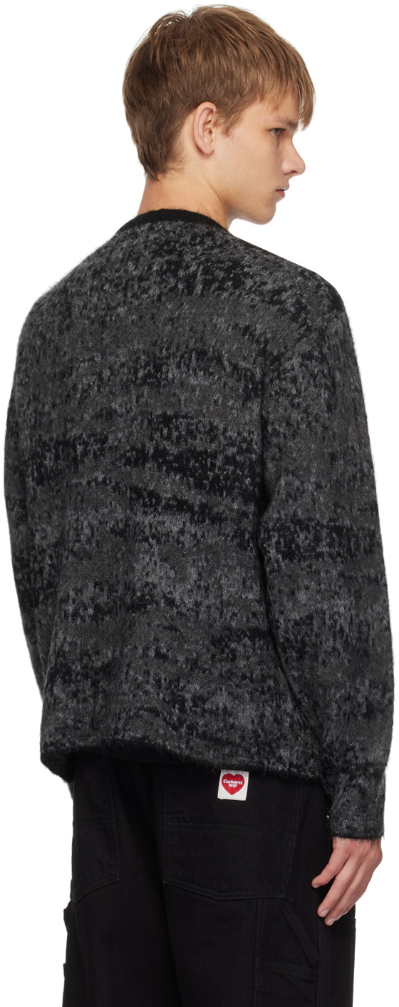 DEVÁ STATES Gray Jacquard Cardigan