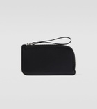 The Row Leather wallet with strap