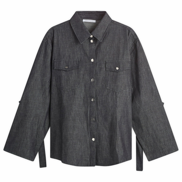Photo: Cecilie Bahnsen Women's Coral Denim Shirt in Indigo