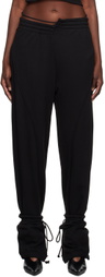 SRVC Black Service Lounge Pants