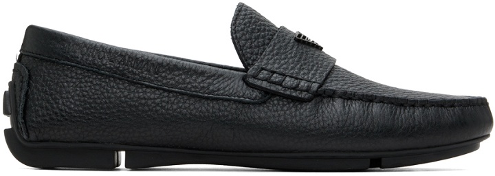 Photo: Emporio Armani Black Driving Loafers