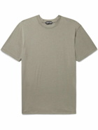 TOM FORD - Lyocell and Cotton-Blend Jersey T-Shirt - Brown