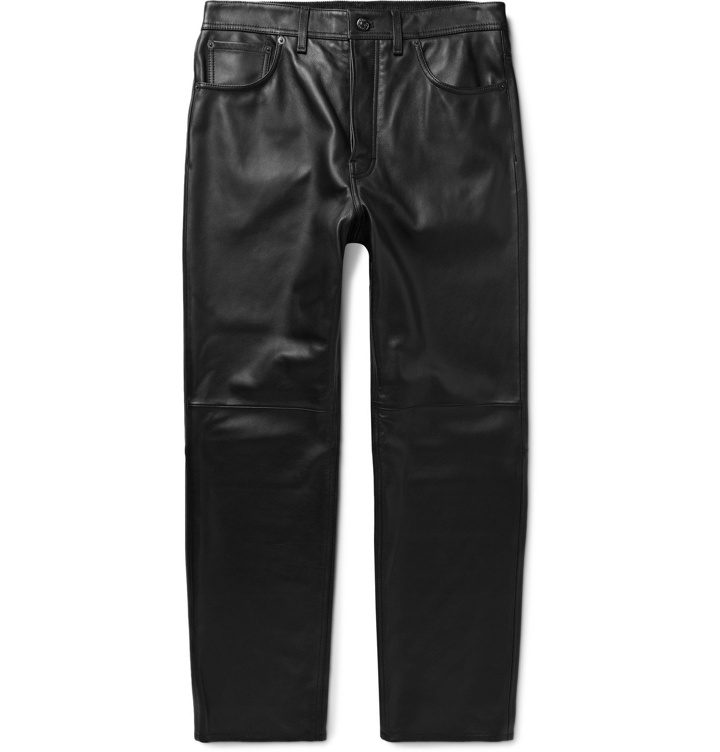 Photo: Acne Studios - Leather Trousers - Black