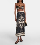 Johanna Ortiz Printed cotton bra top