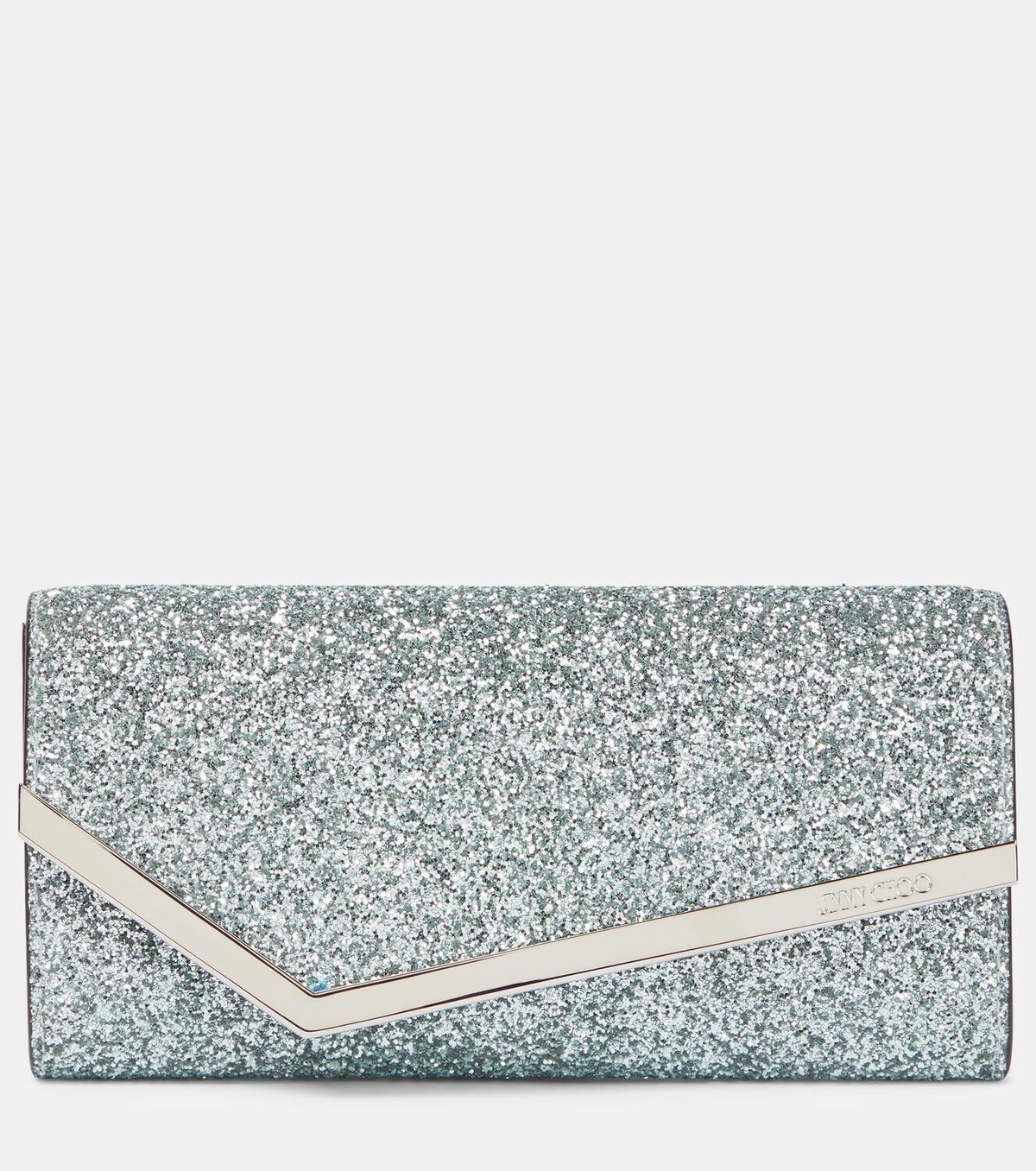 Jimmy Choo Emmie glitter clutch Jimmy Choo