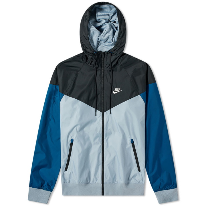 Photo: Nike Windrunner Jacket Obsidian, Black, Blue & Sail