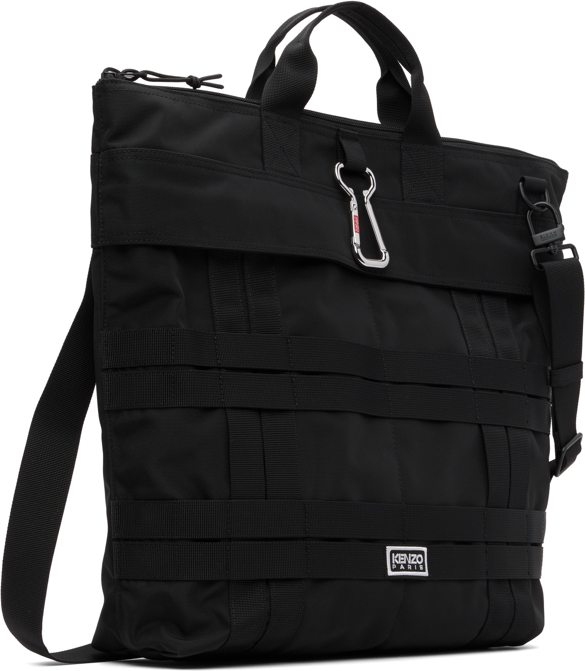 Kenzo Black Kenzo Paris Canvas Tote