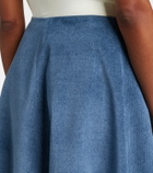Altuzarra Varda denim midi skirt