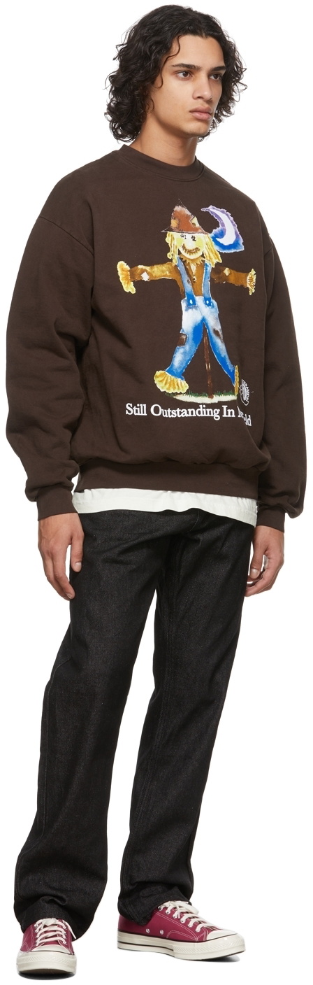 Online Ceramics Brown 'Still Outstanding In My Field' Sweatshirt